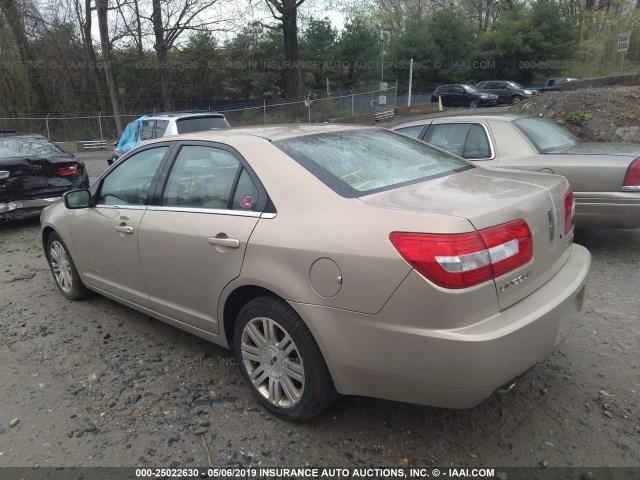 3LNHM26106R611623 - 2006 LINCOLN ZEPHYR TAN photo 3