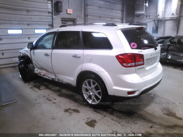 3C4PDCDG9DT665600 - 2013 DODGE JOURNEY CREW WHITE photo 3