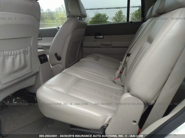 1D8HB582X6F177887 - 2006 DODGE DURANGO LIMITED WHITE photo 8