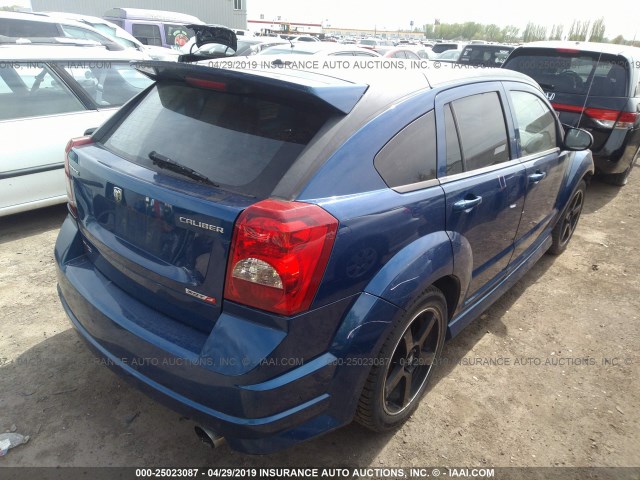 1B3HB68F39D120066 - 2009 DODGE CALIBER SRT-4 BLUE photo 4