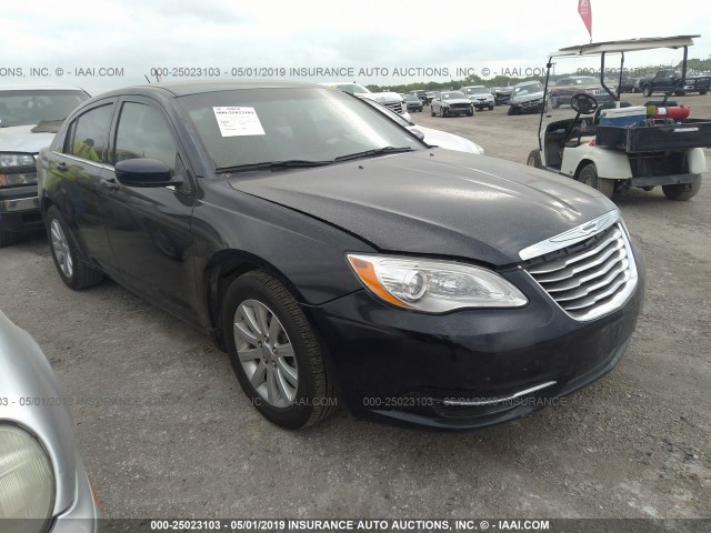 1C3CCBBB3DN584597 - 2013 CHRYSLER 200 TOURING BLUE photo 1