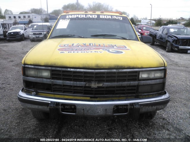 1GBJC34F2PE249185 - 1993 CHEVROLET GMT-400 C3500 YELLOW photo 10