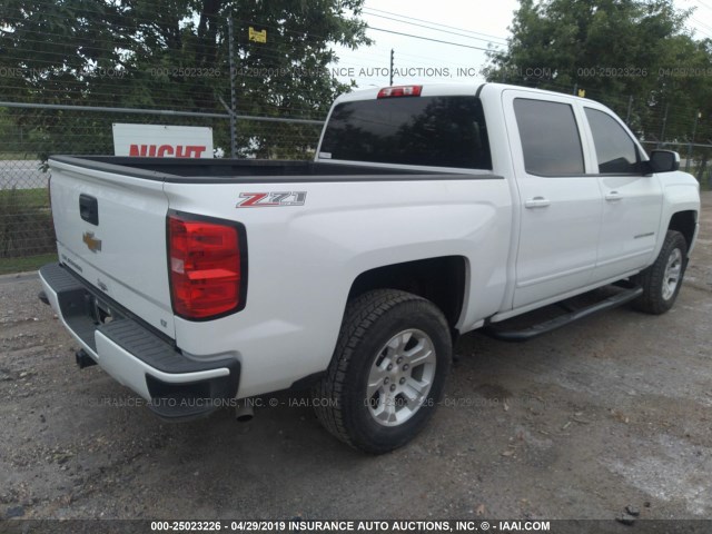 3GCUKREC9GG191152 - 2016 CHEVROLET SILVERADO K1500 LT WHITE photo 4