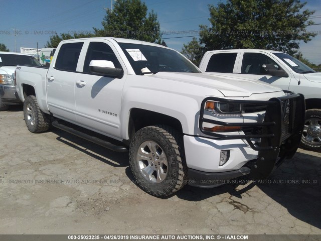 3GCUKREC4HG234748 - 2017 CHEVROLET SILVERADO K1500 LT WHITE photo 1