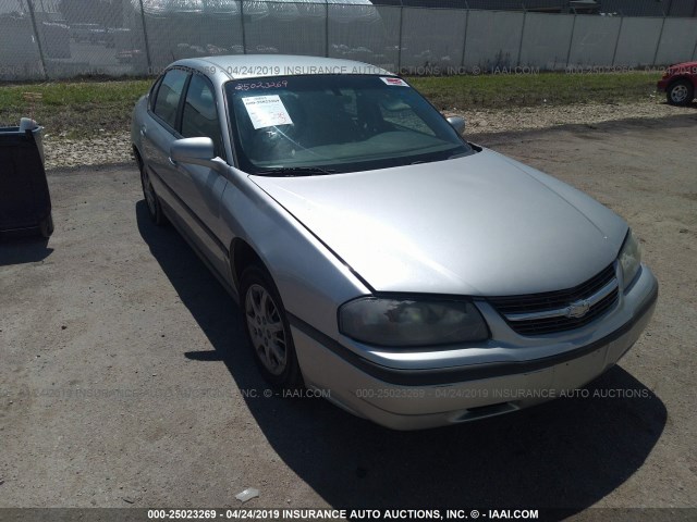 2G1WF52E659134645 - 2005 CHEVROLET IMPALA SILVER photo 1