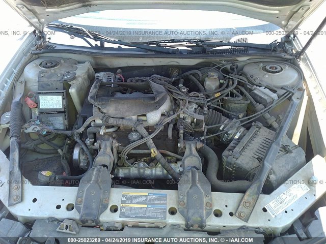 2G1WF52E659134645 - 2005 CHEVROLET IMPALA SILVER photo 10