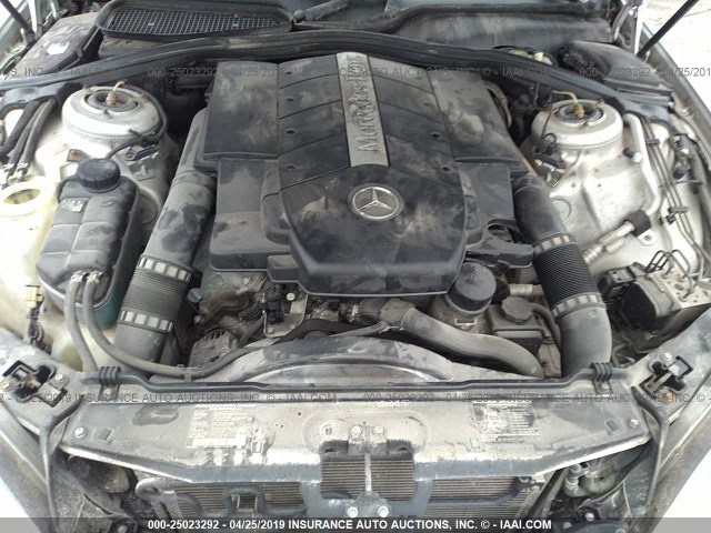 WDBNG83J93A342984 - 2003 MERCEDES-BENZ S 430 4MATIC SILVER photo 10