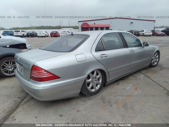 WDBNG83J93A342984 - 2003 MERCEDES-BENZ S 430 4MATIC SILVER photo 4