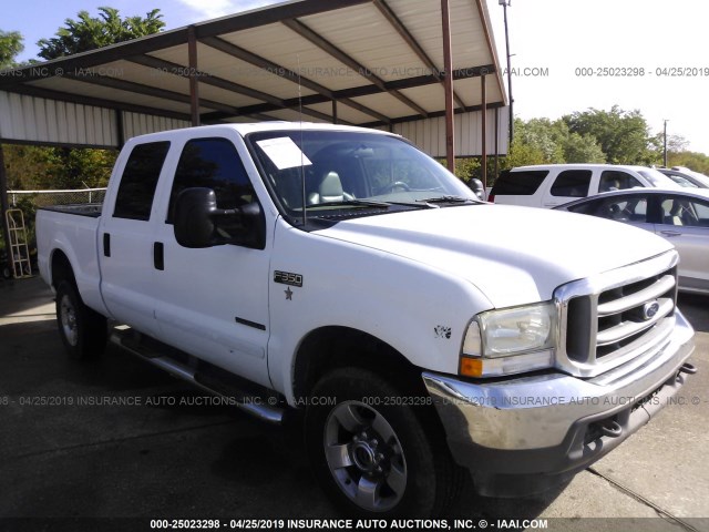 1FTSW31F82ED41535 - 2002 FORD F350 SRW SUPER DUTY WHITE photo 1