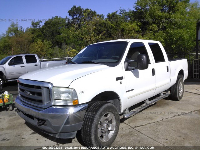 1FTSW31F82ED41535 - 2002 FORD F350 SRW SUPER DUTY WHITE photo 2