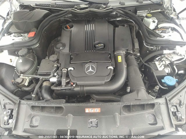 WDDGF4HB9CA622854 - 2012 MERCEDES-BENZ C 250 SILVER photo 10