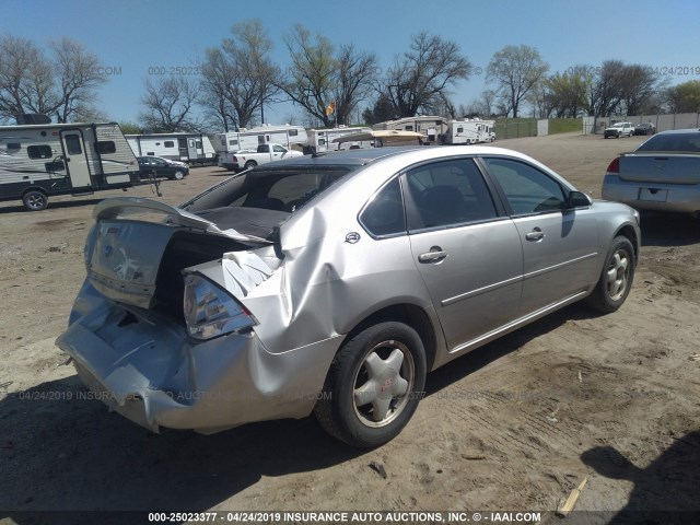 2G1WD58C689136525 - 2008 CHEVROLET IMPALA SUPER SPORT SILVER photo 4