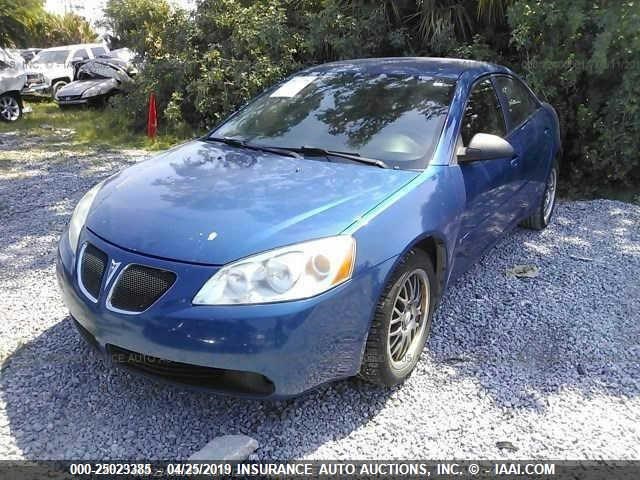 1G2ZH58N474225655 - 2007 PONTIAC G6 GT BLUE photo 2