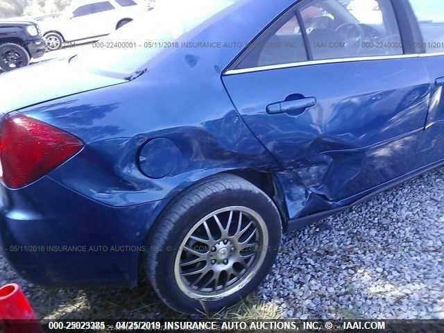 1G2ZH58N474225655 - 2007 PONTIAC G6 GT BLUE photo 6