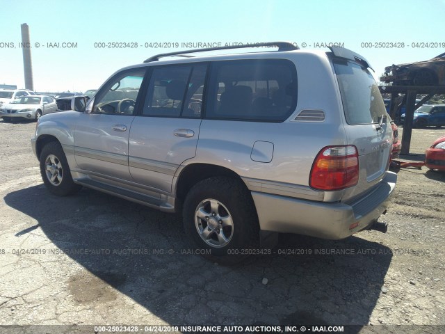 JTEHT05J112009366 - 2001 TOYOTA LAND CRUISER  GOLD photo 3