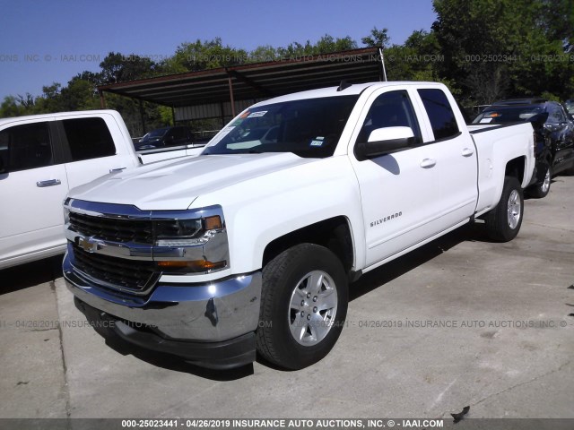 2GCRCPEC7K1154173 - 2019 CHEVROLET SILVERADO LD C1500 LT WHITE photo 2