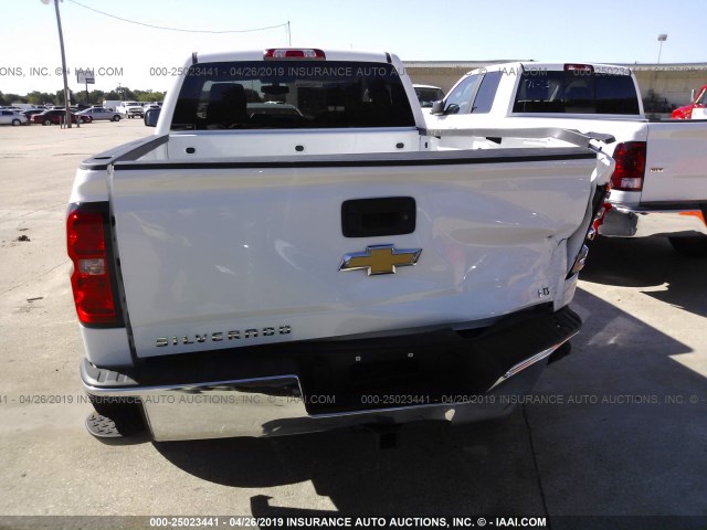 2GCRCPEC7K1154173 - 2019 CHEVROLET SILVERADO LD C1500 LT WHITE photo 6