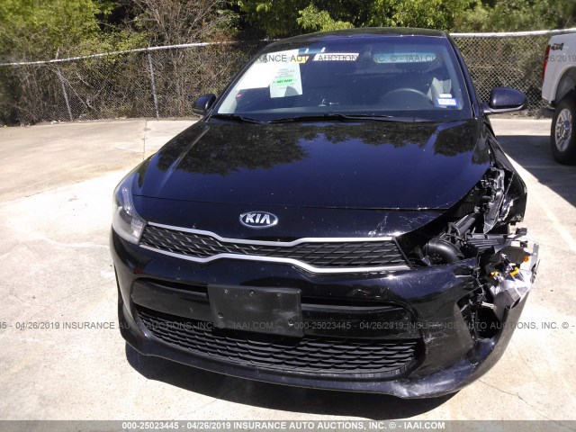 3KPA24AB4JE079378 - 2018 KIA RIO LX/S BLACK photo 6