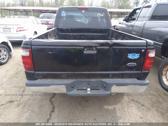 1FTYR10DX4PA76792 - 2004 FORD RANGER BLACK photo 6