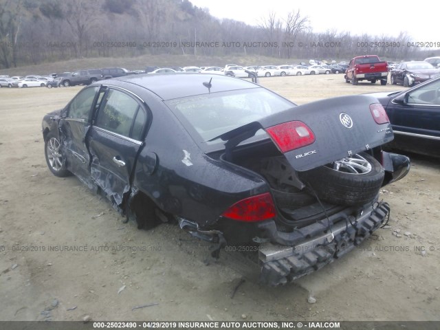 1G4HD57298U183331 - 2008 BUICK LUCERNE CXL BLACK photo 3