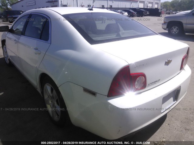 1G1ZC5EB8AF238921 - 2010 CHEVROLET MALIBU 1LT 白色 照片 3