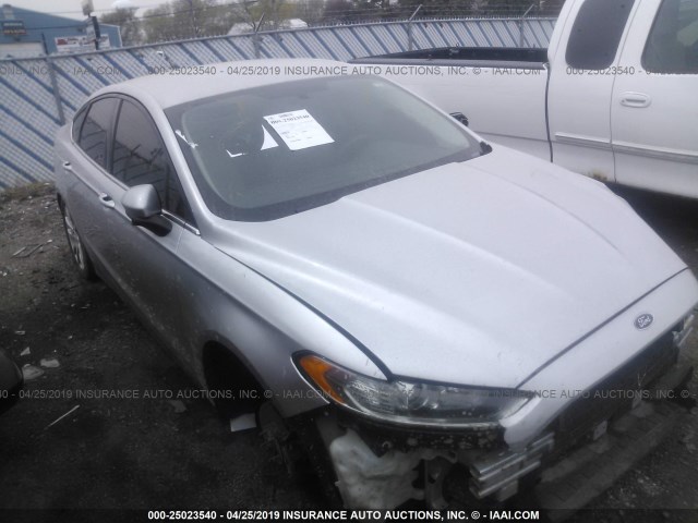 3FA6P0G77DR244622 - 2013 FORD FUSION S SILVER photo 1