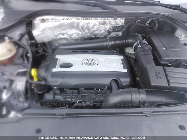 WVGBV3AX1EW524362 - 2014 VOLKSWAGEN TIGUAN S/SE/SEL/R-LINE SILVER photo 10