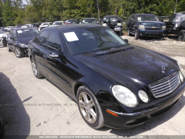 WDBUF56J76A843952 - 2006 MERCEDES-BENZ E 350 BLACK photo 1