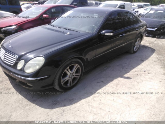 WDBUF56J76A843952 - 2006 MERCEDES-BENZ E 350 BLACK photo 2