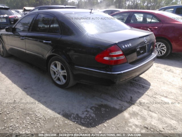 WDBUF56J76A843952 - 2006 MERCEDES-BENZ E 350 BLACK photo 3