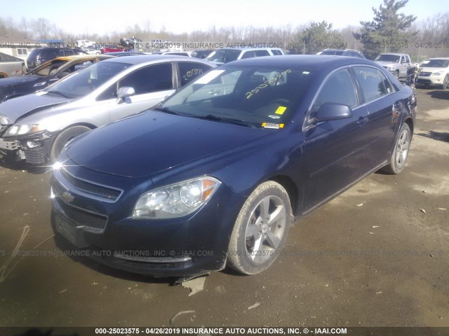 1G1ZC5E12BF198361 - 2011 CHEVROLET MALIBU 1LT 黑色 照片 2