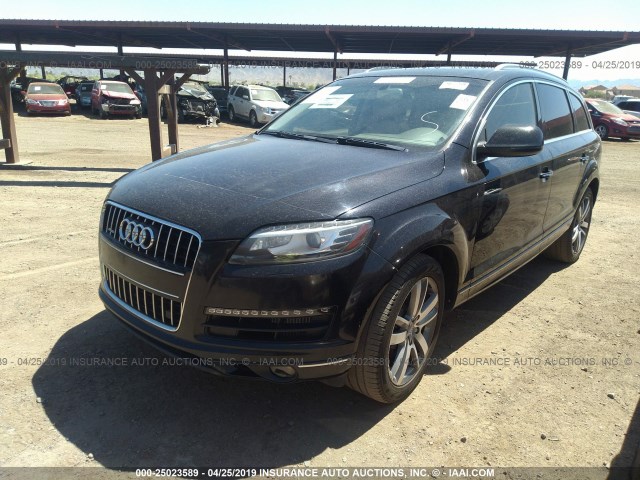 WA1VMAFEXBD000533 - 2011 AUDI Q7 PRESTIGE BLACK photo 2