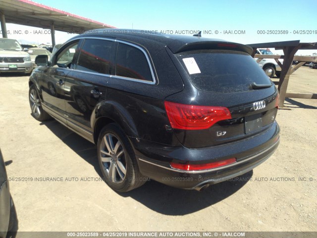 WA1VMAFEXBD000533 - 2011 AUDI Q7 PRESTIGE BLACK photo 3