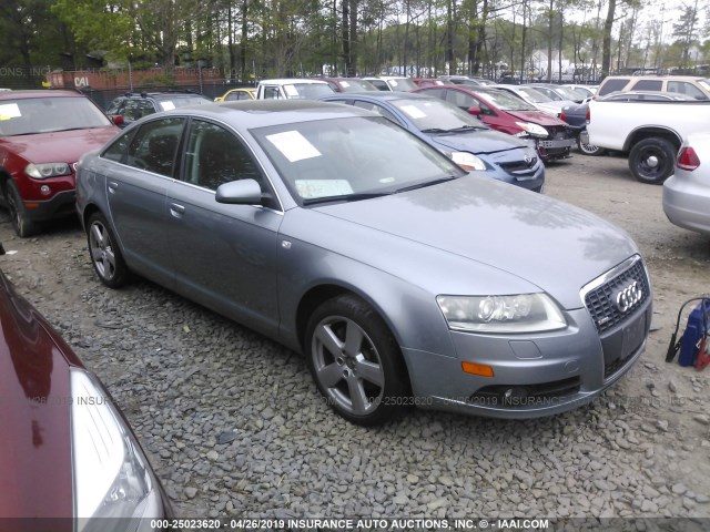 WAUDH74F78N120262 - 2008 AUDI A6 3.2 QUATTRO SILVER photo 1