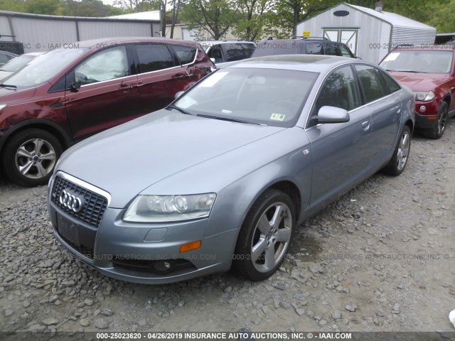 WAUDH74F78N120262 - 2008 AUDI A6 3.2 QUATTRO SILVER photo 2