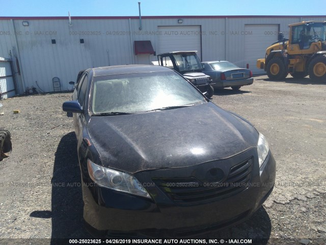 4T4BE46K78R028524 - 2008 TOYOTA CAMRY CE/LE/XLE/SE BLACK photo 6
