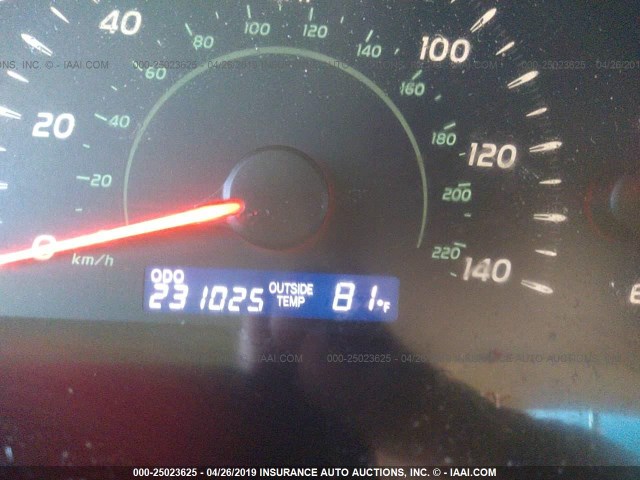 4T4BE46K78R028524 - 2008 TOYOTA CAMRY CE/LE/XLE/SE BLACK photo 7