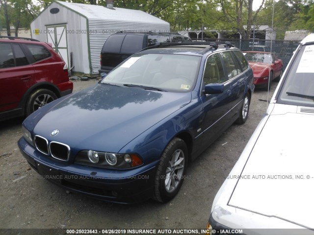 WBADS43493GE11023 - 2003 BMW 525 IT AUTOMATIC BLUE photo 2