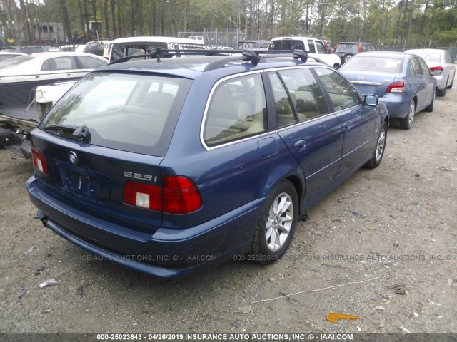 WBADS43493GE11023 - 2003 BMW 525 IT AUTOMATIC BLUE photo 4