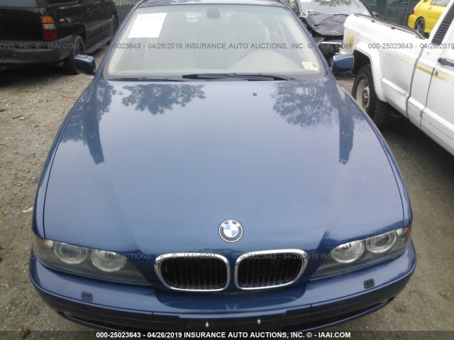 WBADS43493GE11023 - 2003 BMW 525 IT AUTOMATIC BLUE photo 6