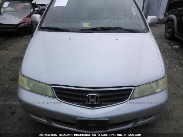 5FNRL18064B150081 - 2004 HONDA ODYSSEY EXL SILVER photo 6