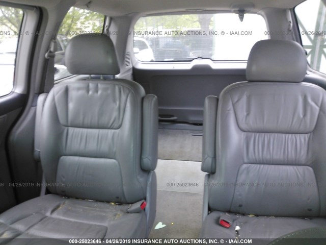 5FNRL18064B150081 - 2004 HONDA ODYSSEY EXL SILVER photo 8