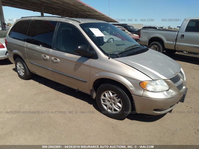 2D4GP44343R279875 - 2003 DODGE GRAND CARAVAN SPORT TAN photo 1