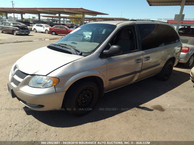 2D4GP44343R279875 - 2003 DODGE GRAND CARAVAN SPORT TAN photo 2