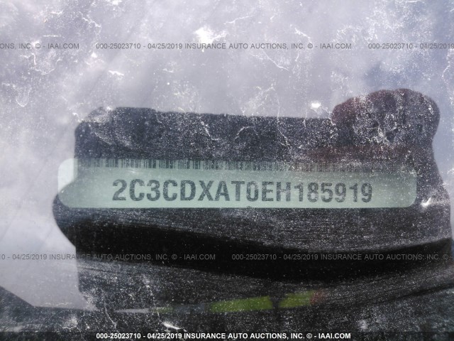 2C3CDXAT0EH185919 - 2014 DODGE CHARGER POLICE WHITE photo 9