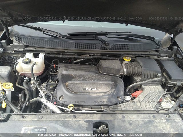 2C4RC1BG5JR152104 - 2018 CHRYSLER PACIFICA TOURING L Սև լուսանկար 10