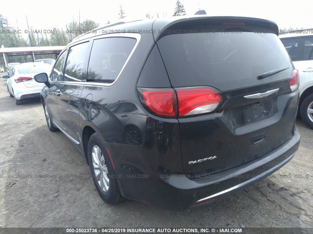 2C4RC1BG5JR152104 - 2018 CHRYSLER PACIFICA TOURING L Սև լուսանկար 3