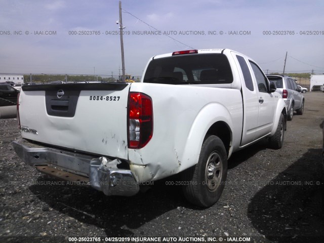 1N6BD0CT4DN749005 - 2013 NISSAN FRONTIER S/SV WHITE photo 4