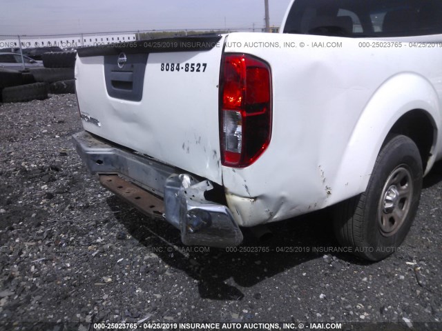 1N6BD0CT4DN749005 - 2013 NISSAN FRONTIER S/SV WHITE photo 6