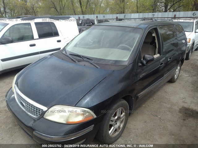 2FMZA52473BB29580 - 2003 FORD WINDSTAR SE BLACK photo 2